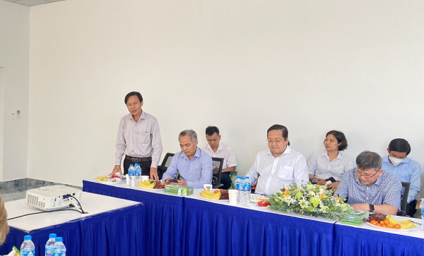 Lãnh đạo tỉnh và các sở ban ngành khảo sát thực tế và hỗ trợ tháo gỡ vướng mắc trong việc triển khai dự án Công ty TNHH Air Liquide Việt Nam